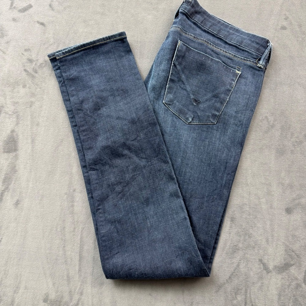 Hudson Jeans Mens Skinny Dark Wash Indigo Denim Blue Size 32